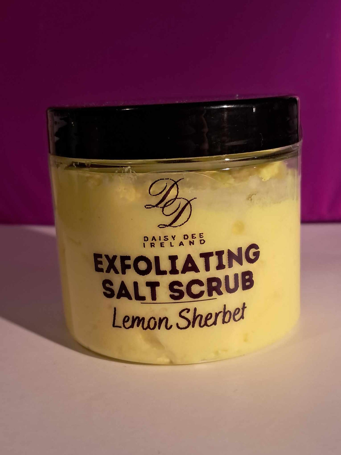 Lemon Sherbet Exfoliating Salt Scrub- Short Dated